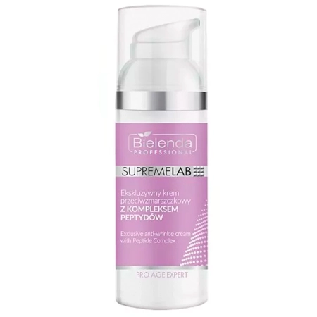 Bielenda Professional - Supremelab - Pro Age Expert - Exclusive Anti-Wrinkle Cream with Peptide Complex - Ekskluzywny Krem Przeciwzmarszczkowy z Kompleksem Peptydów - 50ml