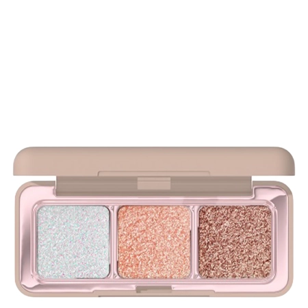 Poppy Head - Just Enough Everyday Glow Eyeshadow Palette - Paleta Błyszczących Cieni do Powiek - 01 Shine Agenda - 4,8g