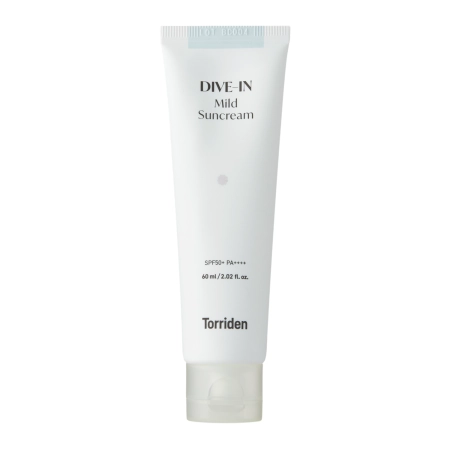 Torriden - Dive-In - Mild Sunscreen SPF50+ PA++++ - Nawilżający Krem Przeciwsłoneczny - 60ml