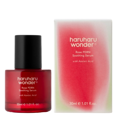 Haruharu Wonder - Rose PDRN Soothing Serum - Kojące Serum z PDRN i Kwasem Azelainowym - 30ml