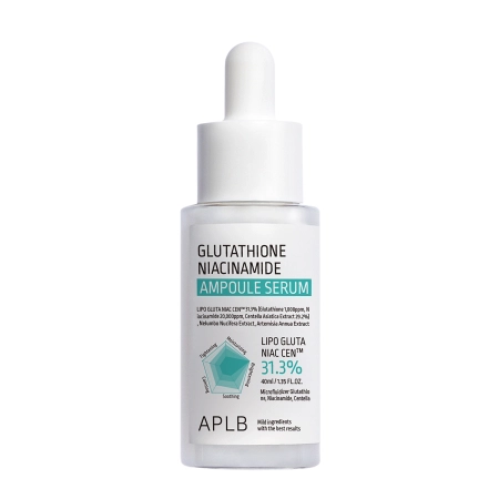 APLB - Glutathione Niacinamide Ampoule Serum - Rozjaśniające Serum do Twarzy - 40ml