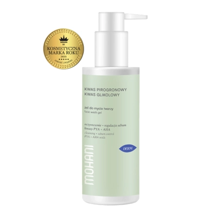 Mohani - Żel do Mycia Twarzy z Kwasem Pirogronowym i Glikolowym - 150ml