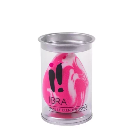 Ibra Makeup - Makeup Blender - Gąbka do Makijażu - Ścięta Marmurkowa - 1szt
