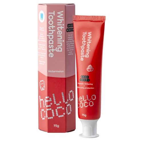 hello coco - Enzi White -  Whitening Toothpaste - Wybielająca Pasta do Zębów - Watermelon - 75g