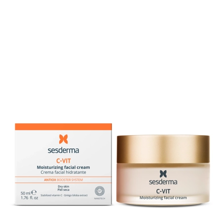 Sesderma - C-Vit Moisturizing Facial Cream - Nawilżający Krem do Twarzy - 50ml