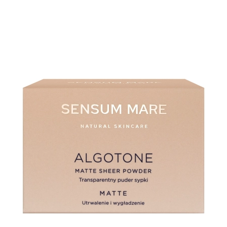 Sensum Mare - Algotone - Transparentny Puder Sypki o Matowym Wykończeniu - 10g