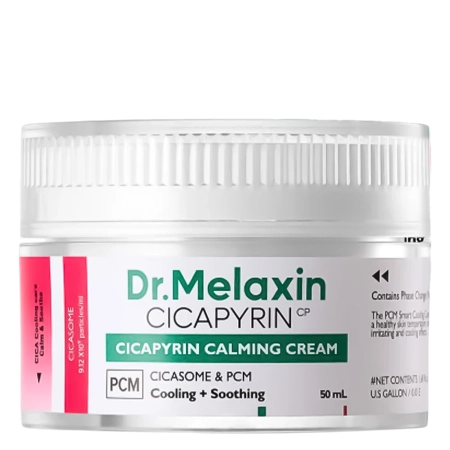 Dr.Melaxin - Cicapyrin Calming Cream - Kojący Krem do Twarzy z Kompleksem Chłodzącym - 50ml