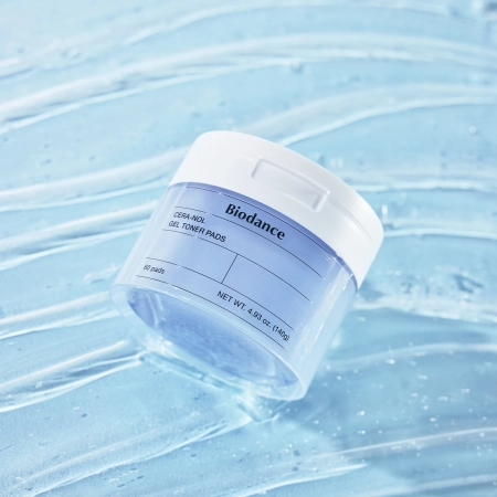 Biodance - Cera-nol Gel Toner Pads - Żelowe Płatki Nawilżające do Twarzy - 60szt