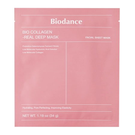Biodance - Bio-Collagen Real Deep Mask Set - Zestaw Ujędrniających Masek Kolagenowych do Twarzy - 4szt/34g