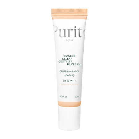Purito Seoul - Wonder Releaf Centella BB Cream SPF30 PA+++ #13 Neutral Ivory - Krem BB z Wąkrotą Azjatycką - 30ml