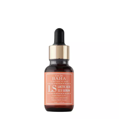 Cos De BAHA - LS Lactic Acid 12.5 Serum - Wygładzające Serum do Twarzy z 12,5% Kwasem Mlekowym - 30ml