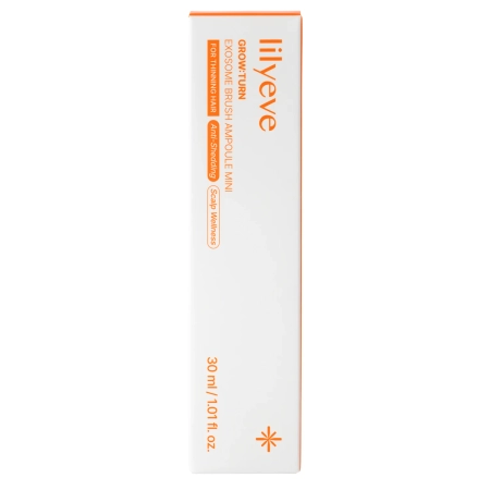 lilyeve - Grow:Turn Exosome Brush Ampoule - Wzmacniająca Ampułka do Włosów i Skóry Głowy - Mini - 30ml