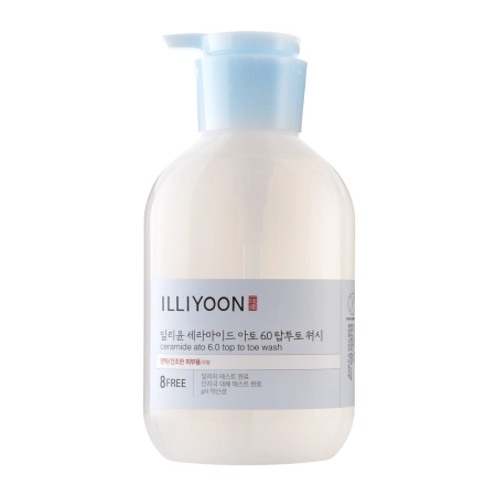 Illiyoon - Ceramide Ato 6.0 Top To Toe Wash - Emulsja do Mycia Ciała i Włosów z Ceramidami - 500ml