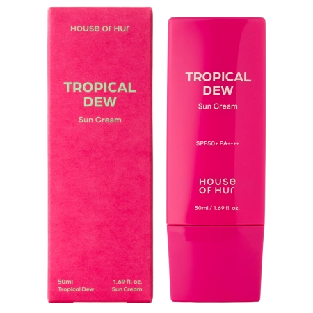 House of Hur - Tropical Dew Sun Cream - Nawilżający Krem Przeciwsłoneczny SPF50+ PA++++ - 50ml