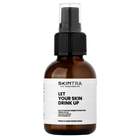 SkinTra - Let Your Skin Drink Up - Prebiotyczny Krem Nawilżający - Butelka 50ml