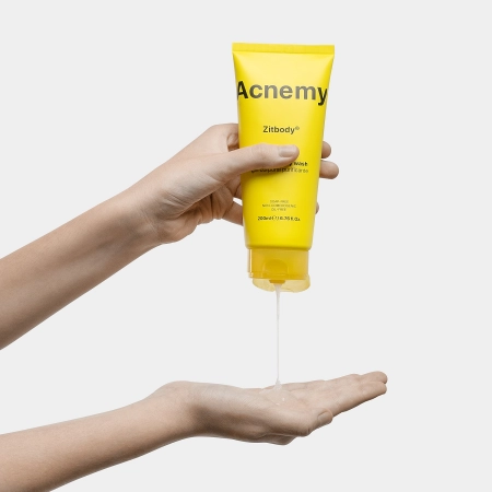 Acnemy - Zitbody - Oczyszczający Żel do Mycia Ciała z Kwasami AHA i BHA - 200ml