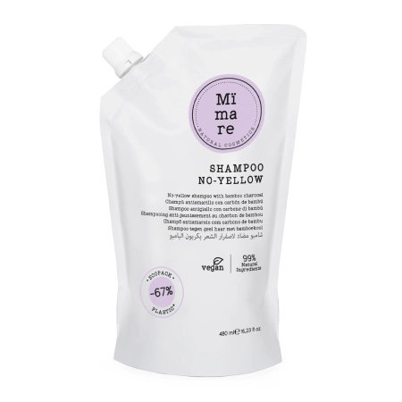 Mimare - No-Yellow Shampoo - Szampon Neutralizujący do Blondu - 480ml