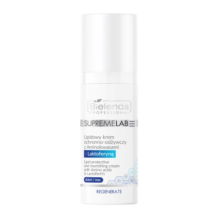 Bielenda Professional - Supremelab - Lipidowy Krem Ochronno-Odżywczy z Aminokwasami i Laktoferyną - 50ml