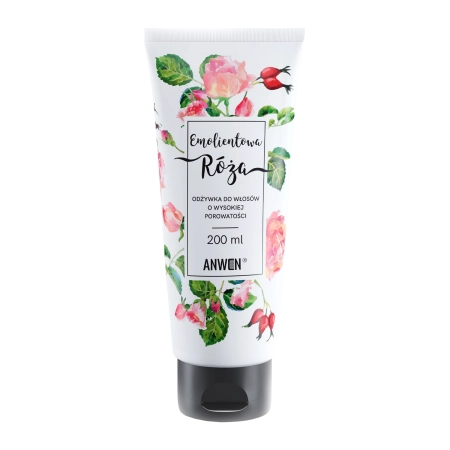 Anwen - Emolientowa Róża - Odżywka do Włosów o Wysokiej Porowatości - 200ml