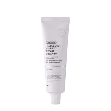 VT Cosmetics - Reedle Shot Synergy Repair Cream 50 - Regenerujący Krem do Twarzy z Azulenem - 50ml
