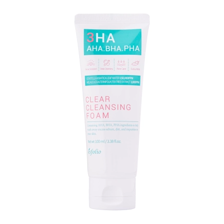 Esfolio - 3HA Clear Cleansing Foam - Oczyszczająca Pianka do Twarzy - 100ml