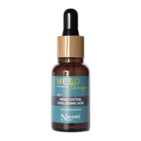 Nacomi -  Meso Coctail Hyaluronic Acid - Ultranawilżający Koktajl z Kwasem Hialuronowym - 15ml
