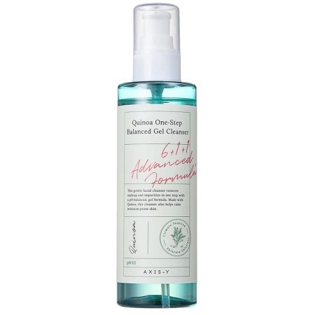 Axis-y - Quinoa One Step Balanced Gel Cleanser - Równoważący Żel do Mycia Twarzy - 180ml