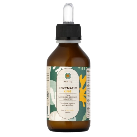 HairTry - Enzymatic King - Trychologiczny Peeling Enzymatyczny z Ficyną - 100ml - OUTLET