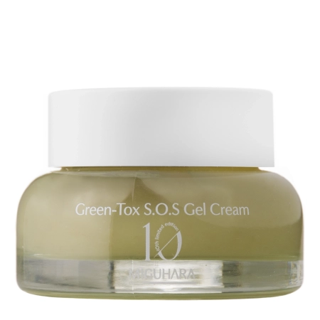 Miguhara - Green-Tox S.O.S Gel Cream - Krem-Żel do Twarzy z Ekstraktem z Zielonej Herbaty Jeju - 50ml - OUTLET