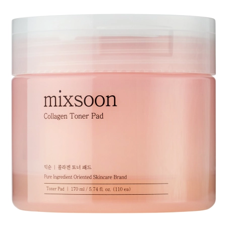 Mixsoon - Collagen Toner Pad - Ujędrniające Płatki Kolagenowe do Twarzy - 170ml/110szt.