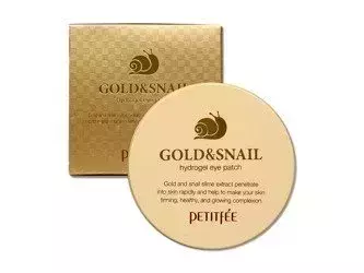 Petitfee - Gold & Snail Hydrogel Eye Patch - Hydrożelowe Płatki Pod Oczy - 30 kompletów  OUTLET