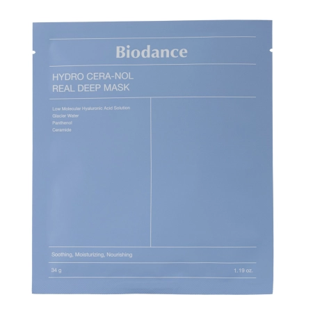 Biodance - Hydro Cera-nol Real Deep Mask Set - Zestaw Nawilżających Masek Kolagenowych do Twarzy - 4szt/34g