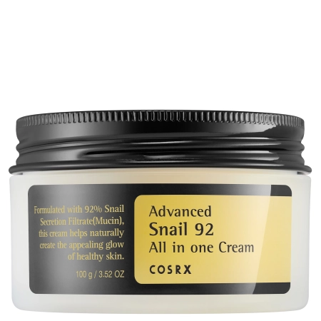 COSRX - Advanced Snail 92 All in One Cream - Wszechstronny Krem ze Śluzem Ślimaka - 100g