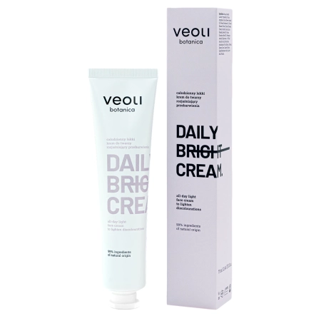 Veoli Botanica - Daily Bright Cream - Całodzienny Lekki Krem do Twarzy Rozjaśniający Przebarwienia - 75ml