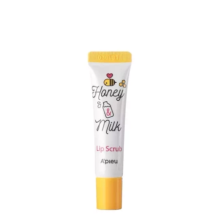 A'pieu - Honey & Milk Lip Scrub - Delikatny Peeling do ust z Miodem - 8ml