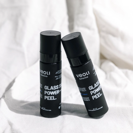 Veoli Botanica - Glass Skin Power Peel - Nawilżająco - Rozświetlający Żelowy Peeling do Twarzy - 30ml