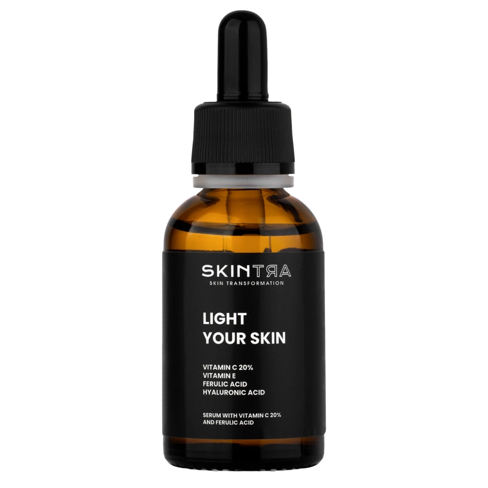 SkinTra - Light Your Skin - Serum z Witaminą C 20% i Kwasem Ferulowym - 30ml
