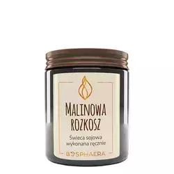 Bosphaera - Świeca Sojowa - Malinowa Rozkosz - 190g