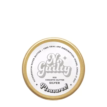 Ministerstwo Dobrego Mydła - Facegroovin' - Bio Brokat - Silver - 10g
