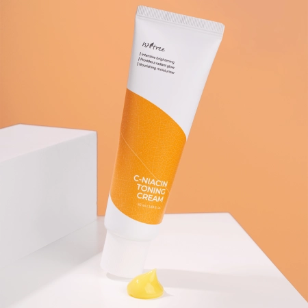 Isntree - C-Niacin Toning Cream - Rozjaśniający Krem do Twarzy - 50ml