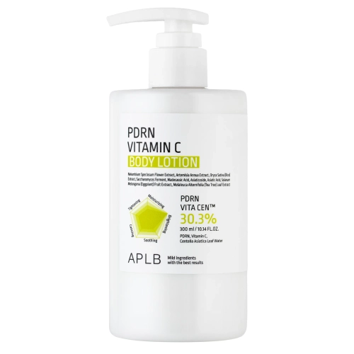 APLB - PDRN Vitamin C Body Lotion - Silnie Regenerujący Balsam do Ciała z PDRN i Witaminą C - 300ml