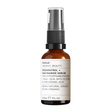 Evolve Organic Beauty - Resveratrol + Niacinamide Serum - Serum do Twarzy z Resweratrolem i Niacynamidem - 30ml
