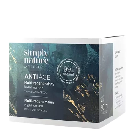 Clochee - Simply Nature - Multi-Regenerujący Krem na Noc - 50ml