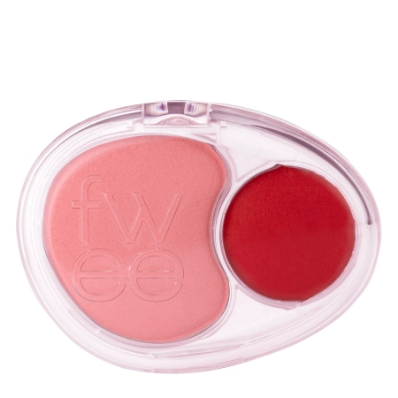 Fwee - Mellow Dual Blusher - Podwójny Róż do Policzków - RD01 Follow Me - 7,2g