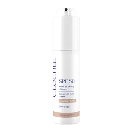 Clochee - Tonujący Krem do Twarzy z Filtrem SPF 50 - 50ml