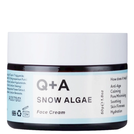 Q+A - Snow Algae Intensive Face Cream - Krem do Twarzy ze Śnieżnymi Algami - 50g