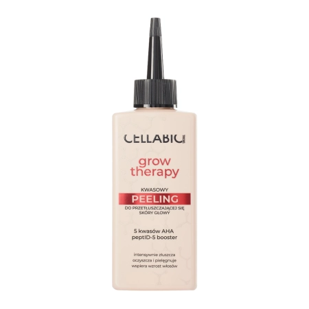 Cellabic Tricho - Grow Therapy Woman - Kwasowy Peeling do Przetłuszczającej się Skóry Głowy - 150ml