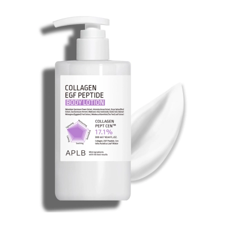APLB - Collagen EGF Peptide Body Lotion - Nawilżająco-Ujędrniający Balsam do Ciała - 300ml