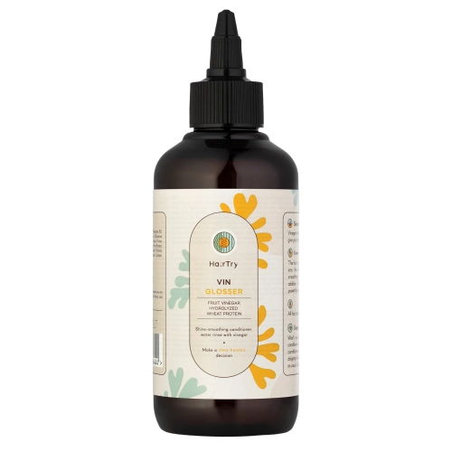 HairTry - Vin Glosser - Nabłyszczająco - Wygładzająca Płukanka do Włosów z Octem - 200ml OUTLET