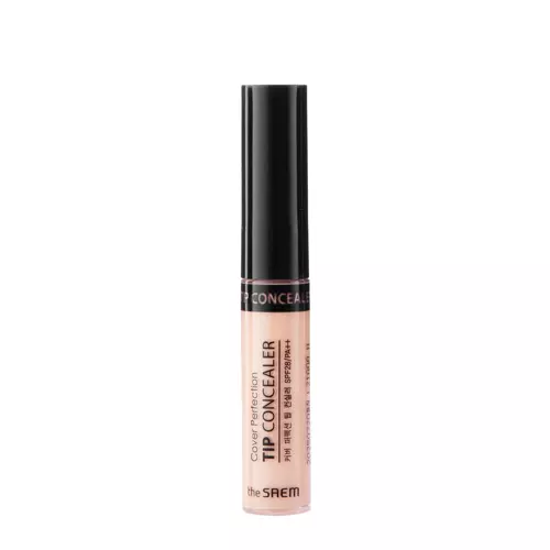 The Saem - Cover Perfection Tip Concealer - SPF 28/PA++ - Kryjący Korektor - Peach Beige - 6,5ml